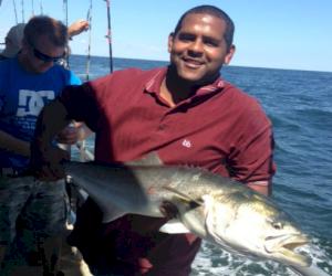 (Pictured:  Atlantic States Team Member Ramundo Perez showing off his catch of the day)
